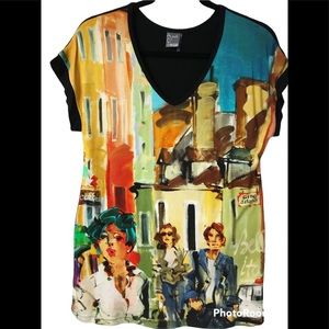 Simply Art by DOLCEZZA Printed Top